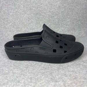 Vans Slip On Mule Trk Black Sandals Mens Size 9 Comfort